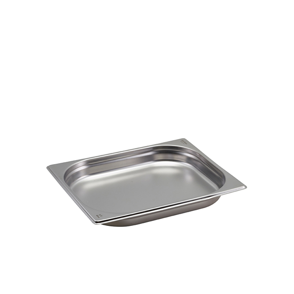 St/St Gastronorm Pan 1/2 - 40mm Deep