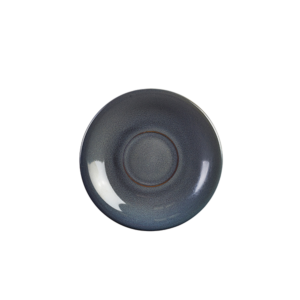 Rustic Stoneware Blue Saucer 15cm - Pack of 6