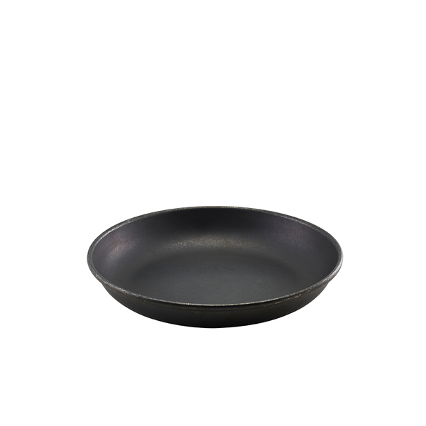 GenWare Black Vintage Steel Coupe Plate 20cm - Pack of 12
