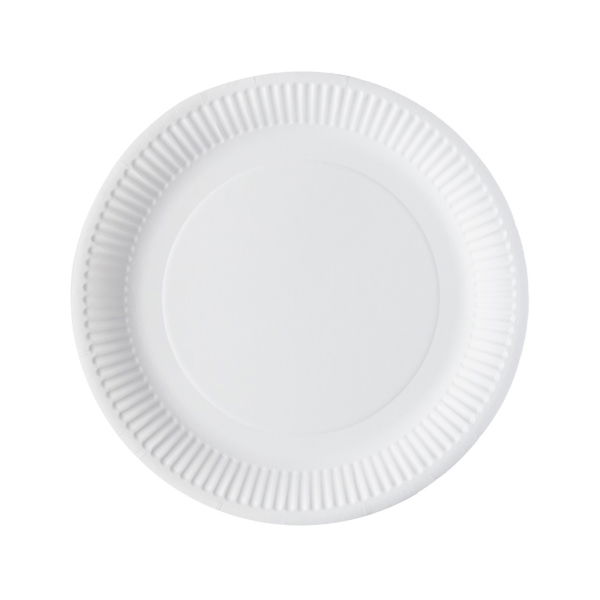 9" White Greenspirit Paper Plates (10x100)