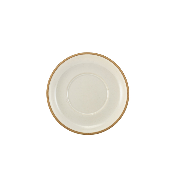 GenWare Kava White Stoneware Saucer 16cm - Pack of 6