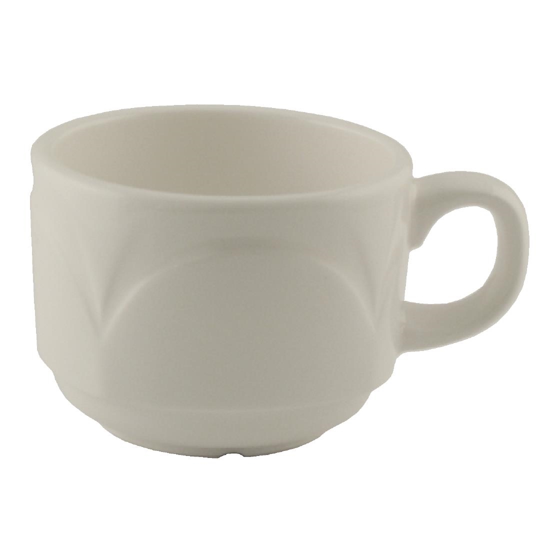 Steelite Bianco Stacking Cups 212ml (Pack of 36)