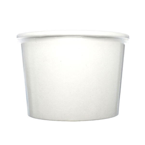 16oz Spiritpak PP Soup Container & Plastic Lid Combi (250)