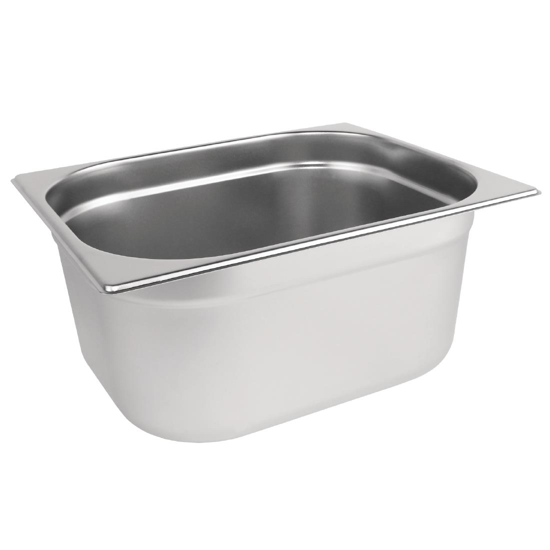 Vogue Stainless Steel 1/2 Gastronorm Tray 150mm