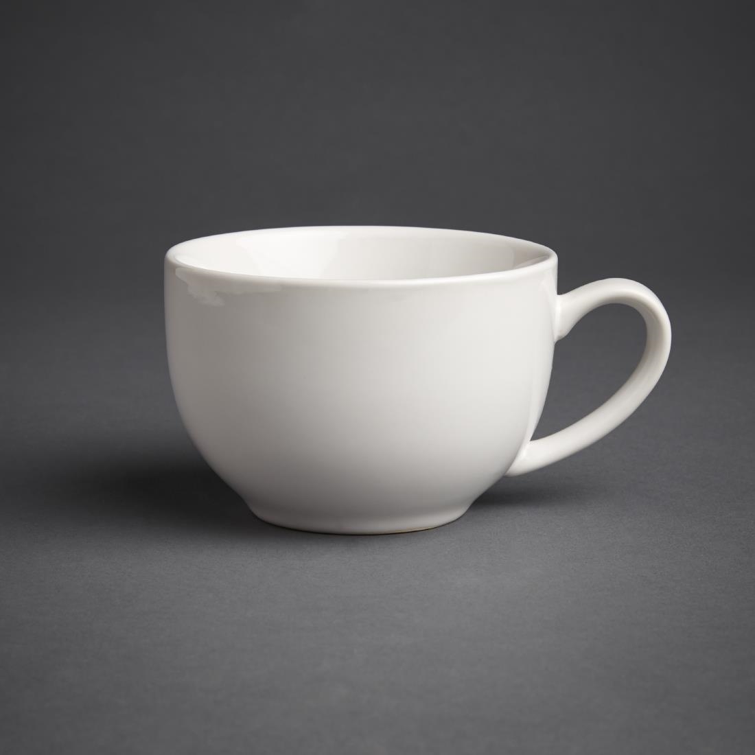 Olympia Cafe Cappuccino Cup White – 340ml 11.5fl oz (Box 12)