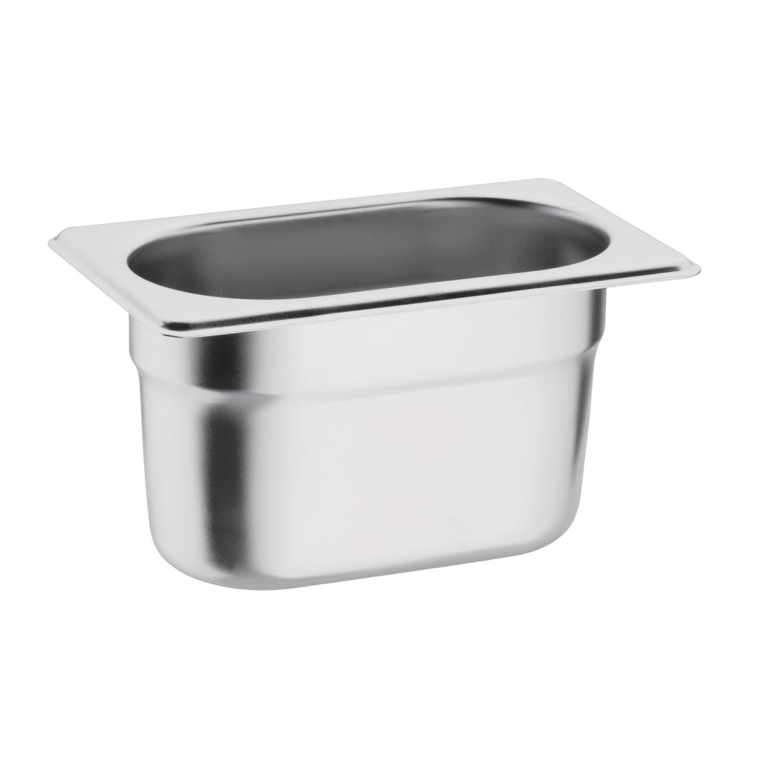 Vogue Stainless Steel 1/9 Gastronorm Tray 100mm