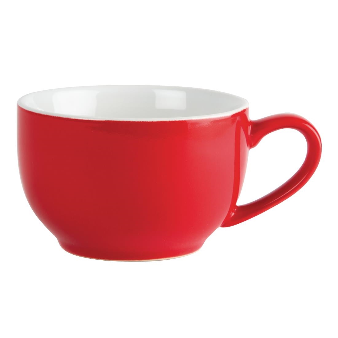 Olympia Cafe Coffee Cup Red – 230ml 8fl oz (Box 12)