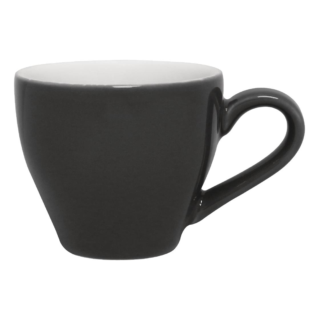 Olympia Cafe Espresso Cup Charcoal – 100ml 3.38fl oz (Box 12)