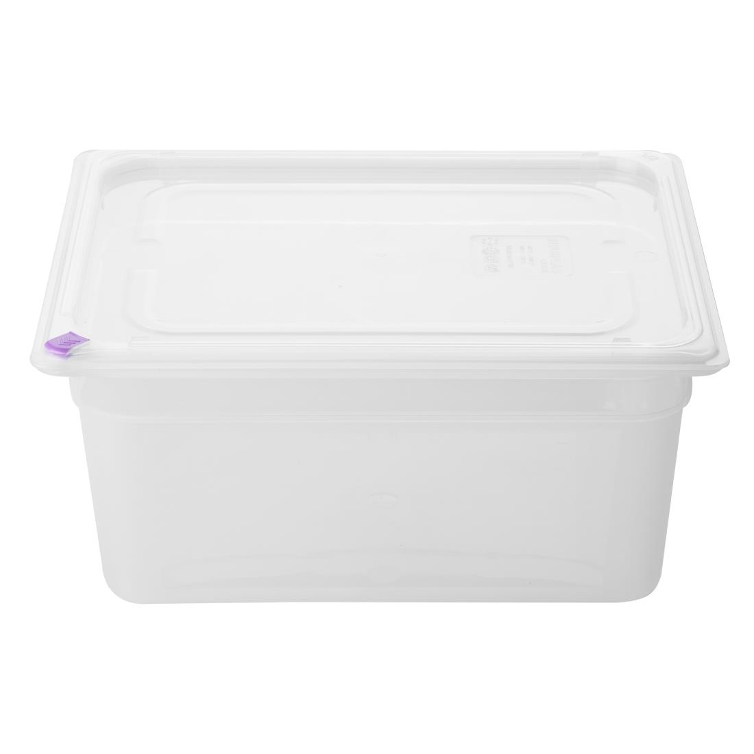 Hygiplas Click Polypropylene 1/2 Gastronorm Tray 150mm (4 Pack)