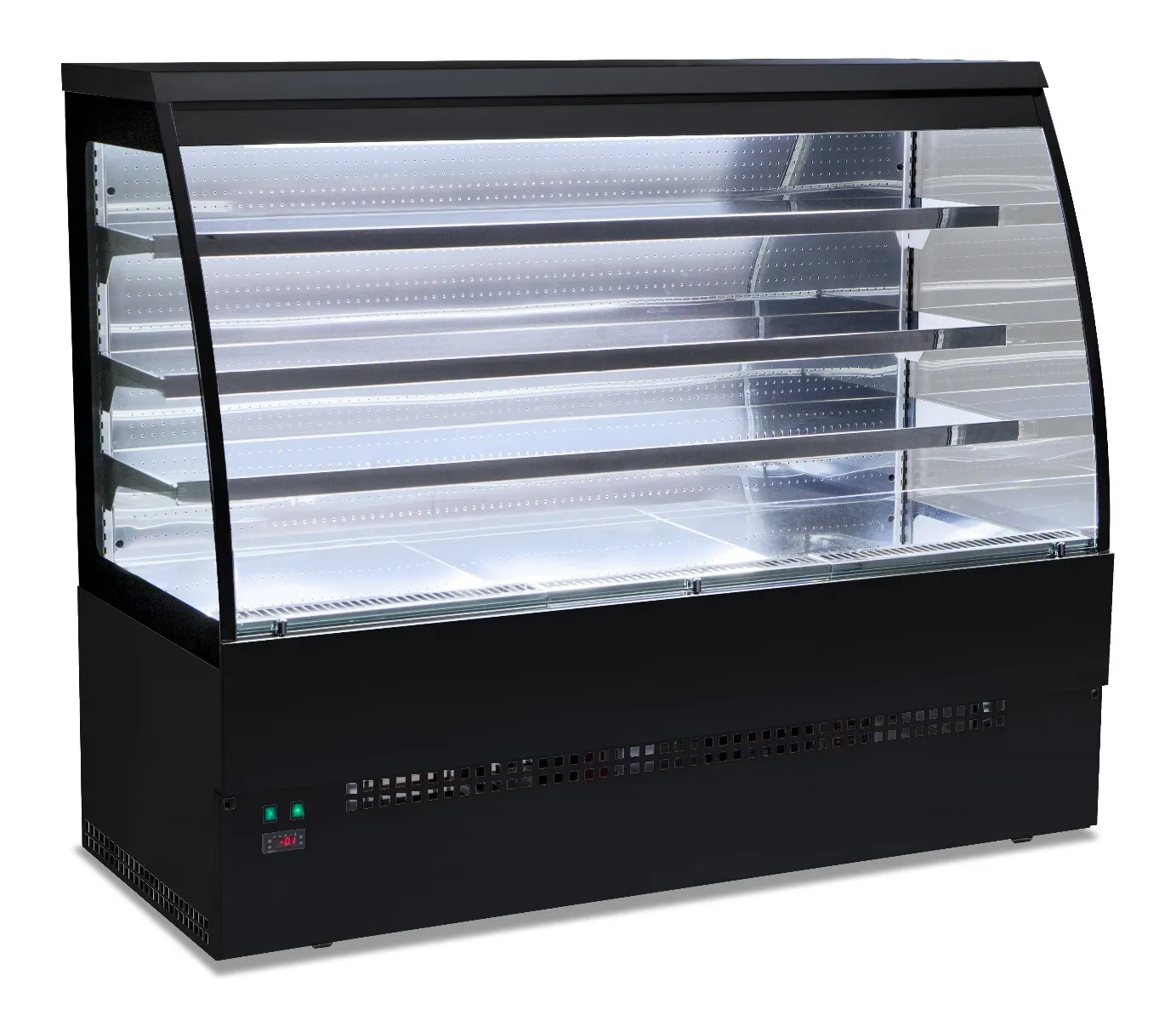 Sterling Pro EVO-SELF-90-BLK Black Self Service Patisserie Counter, 0.9m