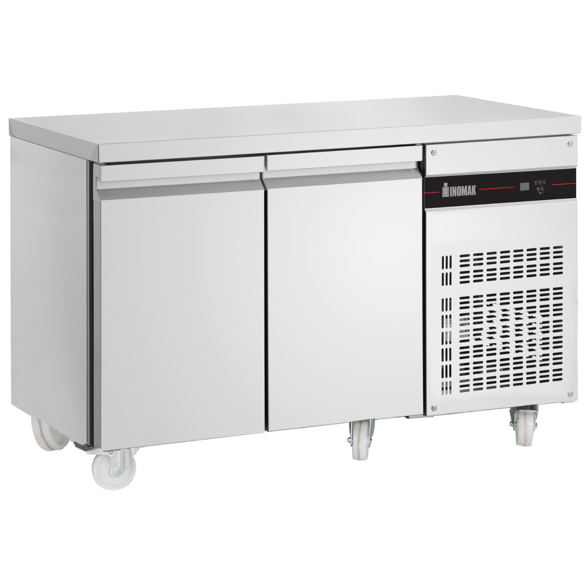 INOMAK 274L Double Hinged Door Gastronorm Counter Refrigerator