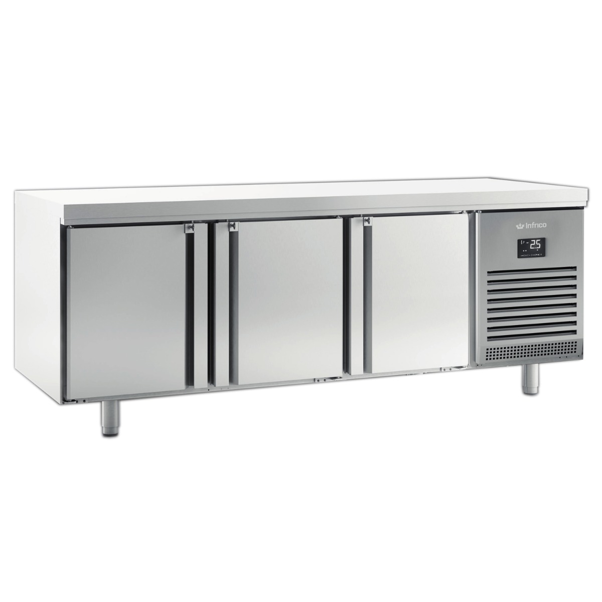 INFRICO 3 Door 800mm Depth Counter 625L