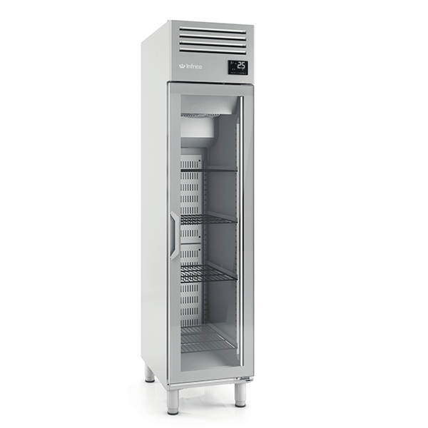 INFRICO Single Glass Door Gastronorm Refrigerator 325L