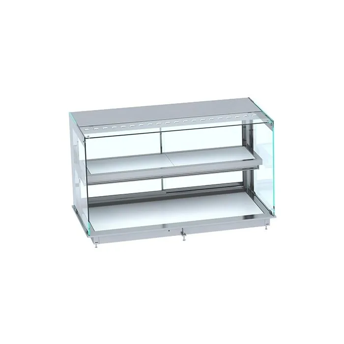 CombiSteel Drop-In Cubic Heated Ceramic Display - WHITE 5/1