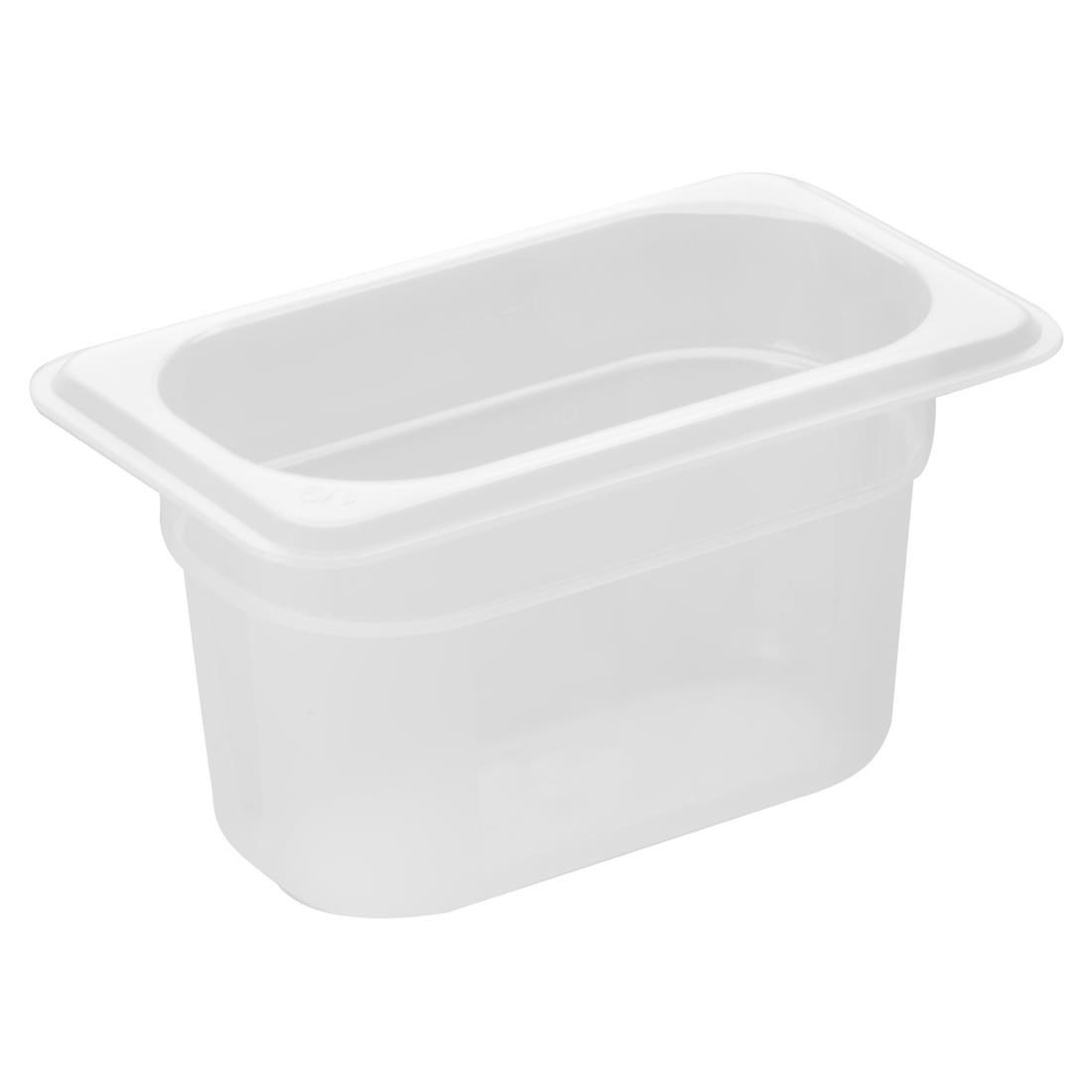 Caterboss Essentials Polypropylene 1/9 Gastronorm Container 100mm