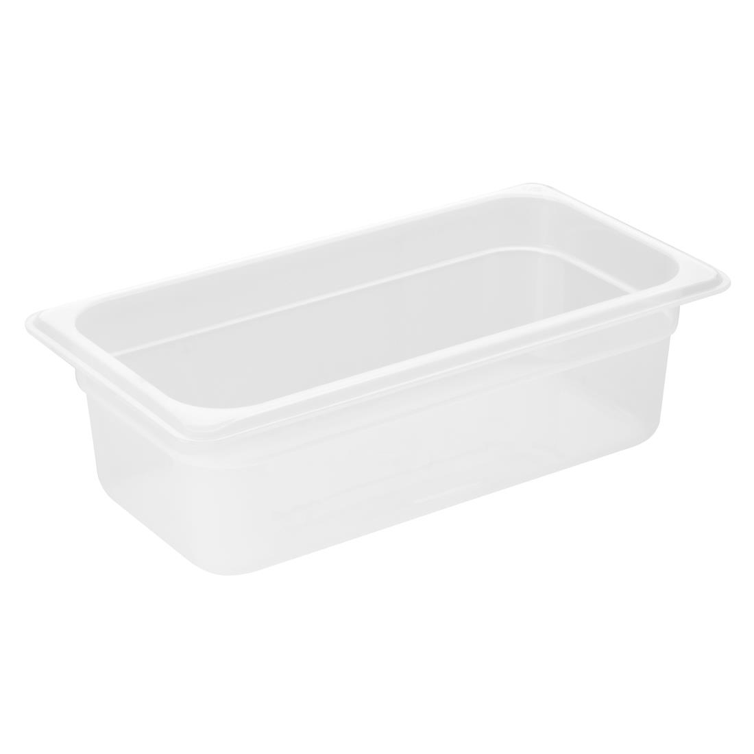 Caterboss Essentials Polypropylene 1/3 Gastronorm Container 100mm