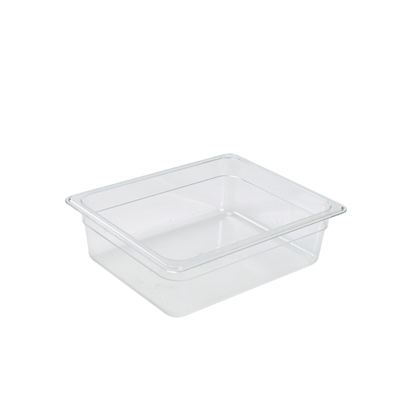 1/2 -Polycarbonate GN Pan 100mm Clear