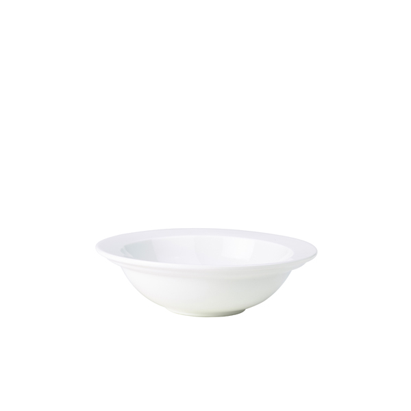 Genware Porcelain Rimmed Oatmeal Bowl 16cm/ 6.25"