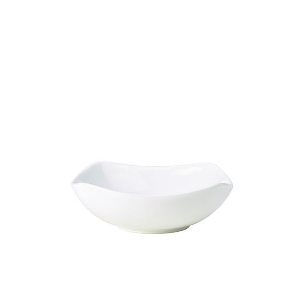 Genware Porcelain Rounded Square Bowl 15cm/ 6"
