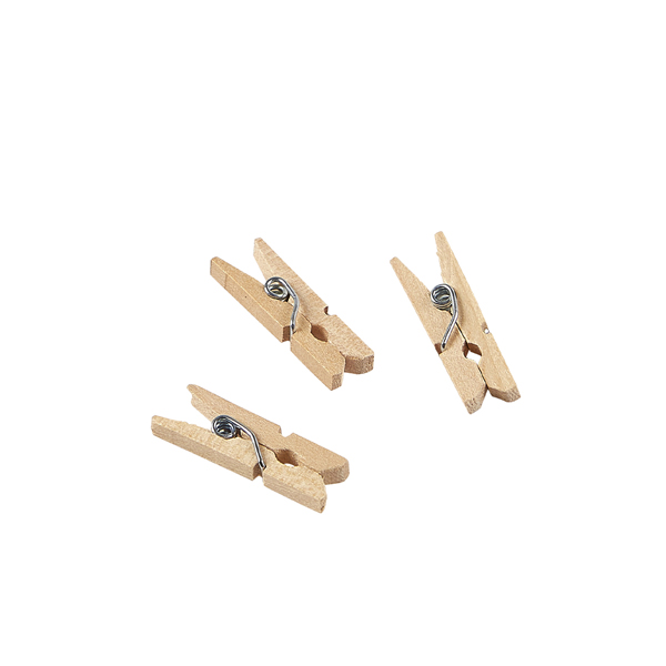 Miniature Wooden Pegs 2.5cm/ 1"  (1000pcs)
