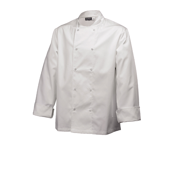 Basic Stud Jacket (Long Sleeve) White M Size
