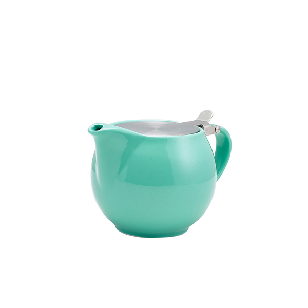 GenWare Porcelain Green Teapot with St/ St Lid & Infuser 50cl/ 17.6oz