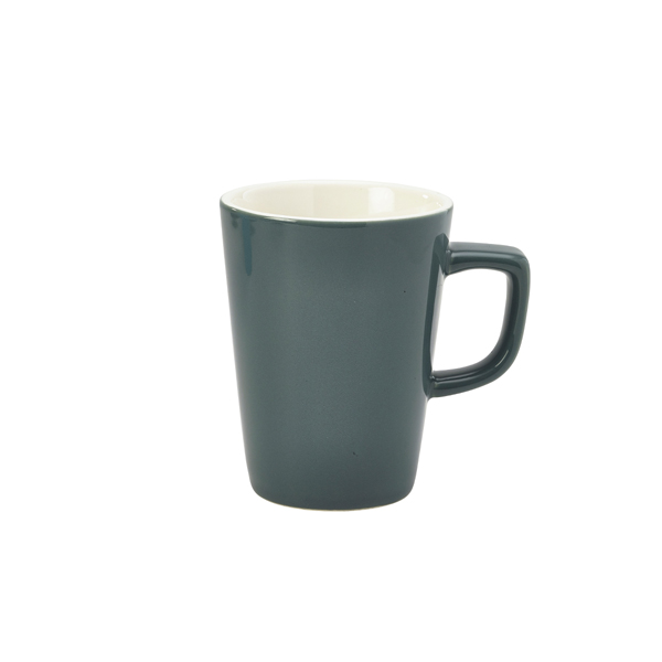 Genware Porcelain Grey Latte Mug 34cl/ 12oz