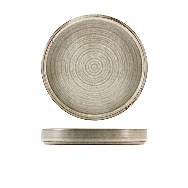 Terra Porcelain Grey Presentation Plate 20.5cm