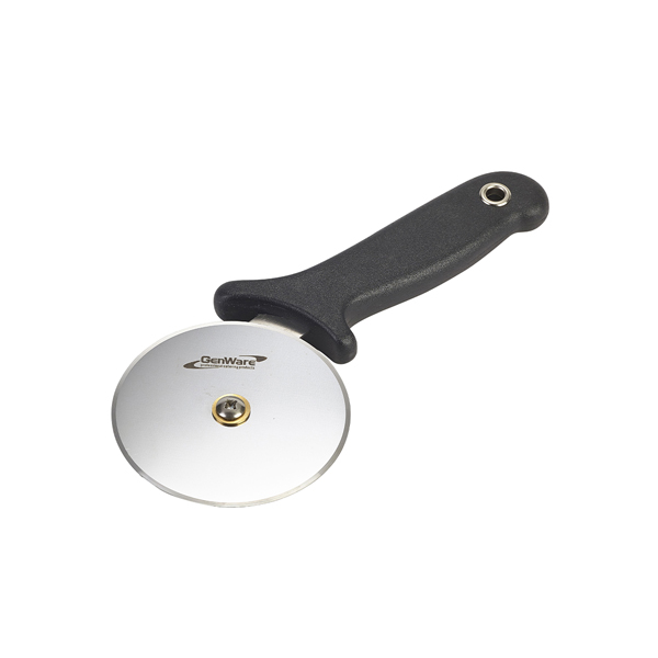 S/St.Pizza Cutter 4"Wheel/Plastic Hdl.