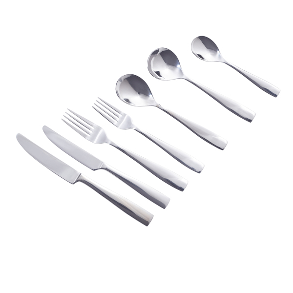 Square Pattern 7Pcs Sample Cutlery Set