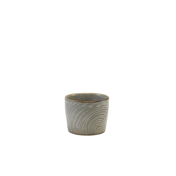 Terra Porcelain Grey Organic Dip Pot 9cl/3oz