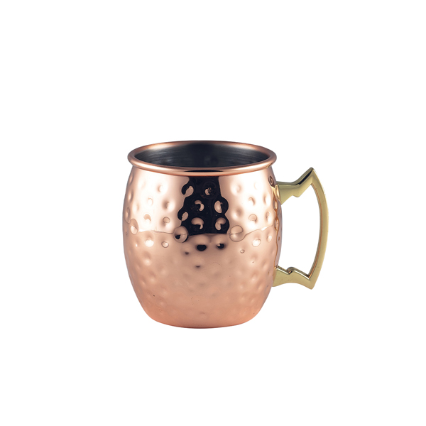 Barrel Copper Mug 40cl/ 14oz Hammered