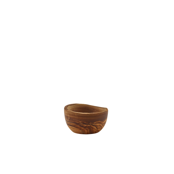 GenWare Olive Wood Rustic Dip Pot 5cl/1.75oz