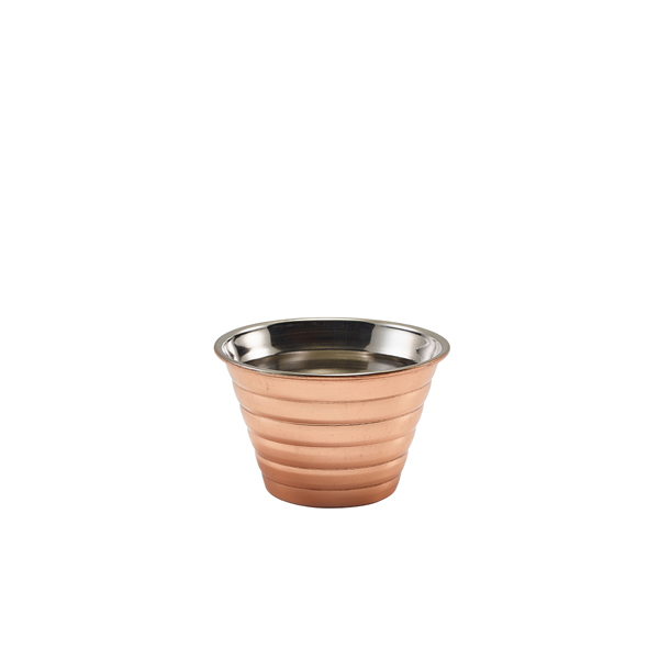 GenWare Copper Plated Ribbed Ramekin 114ml/4oz