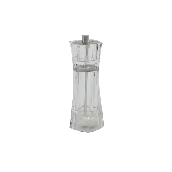 GenWare Twisted Acrylic Combo Pepper Grinder/Salt Shaker