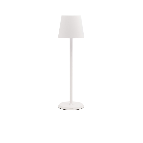 Feline LED Cordless Table Lamp White 38cm