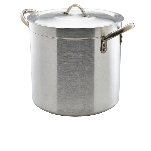 Aluminium Deep Stockpot With Lid 50Litre