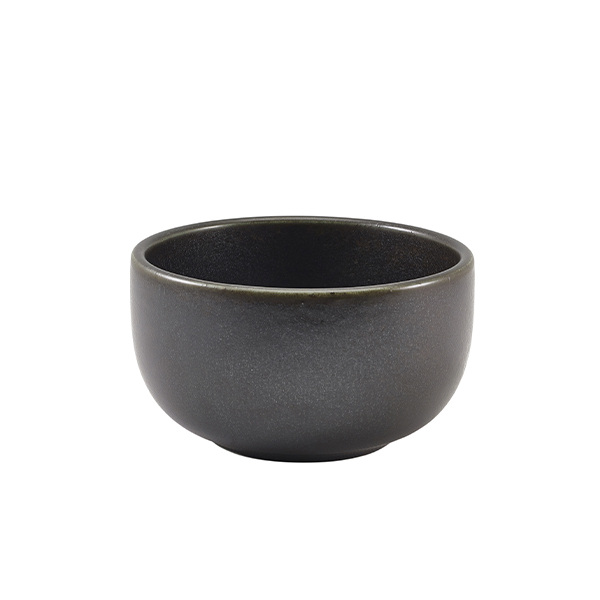 Terra Porcelain Black Round Bowl 12.5cm