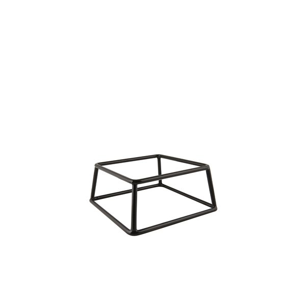 Genware Black Anti-Slip Buffet Riser 18 x 8cm