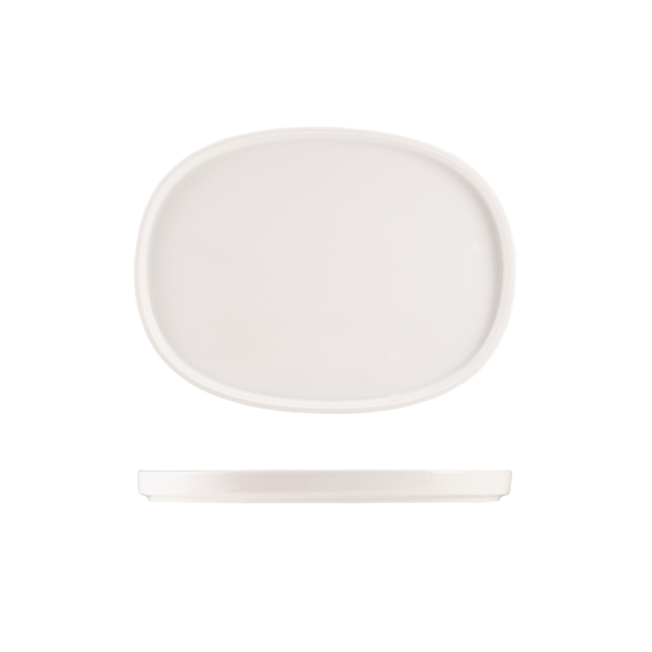 Genware Porcelain Oval Presentation Plate 30cm/ 12"