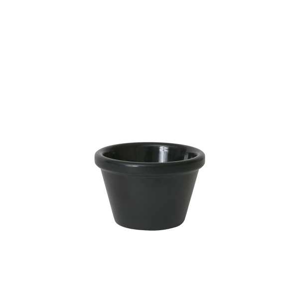 GenWare Melamine Black Smooth Ramekin 43ml/ 1.5oz