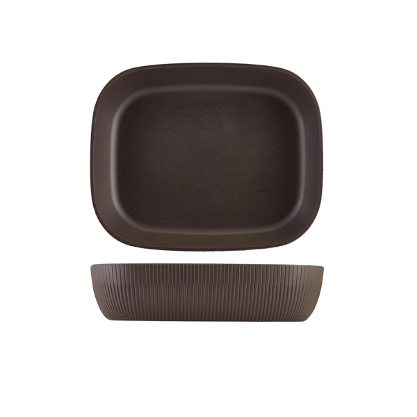 GenWare Melamine Black Aria Deep Dish GN 1/2