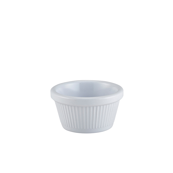 GenWare Melamine White Fluted Ramekin 59ml/ 2oz