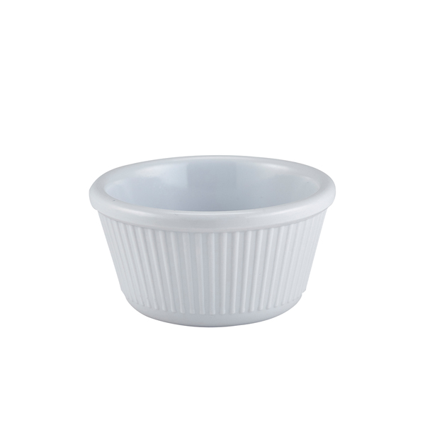 GenWare Melamine White Fluted Ramekin 114ml/ 4oz