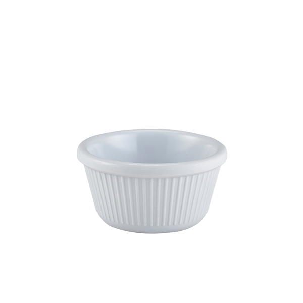 GenWare Melamine White Fluted Ramekin 85ml/ 3oz