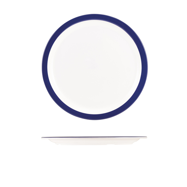 GenWare Melamine Blue Band Plate 22.5cm/ 9"