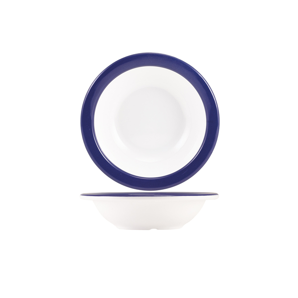 GenWare Melamine Blue Band Oatmeal Bowl 15.2cm/ 6"