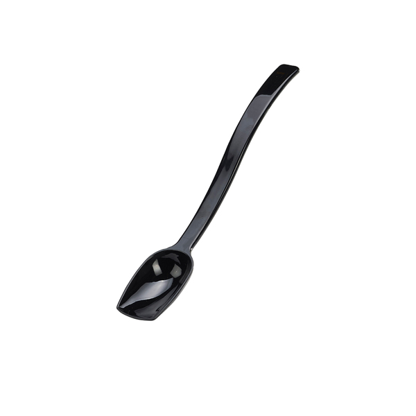 Salad Spoon Solid 3/4oz Black  10" Long