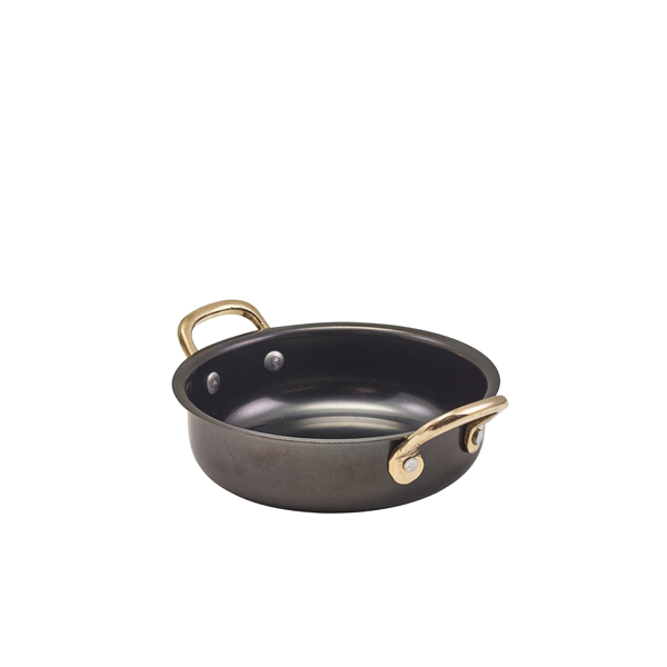 GenWare Black Vintage Steel Round Dish 13.5 x 3.75cm