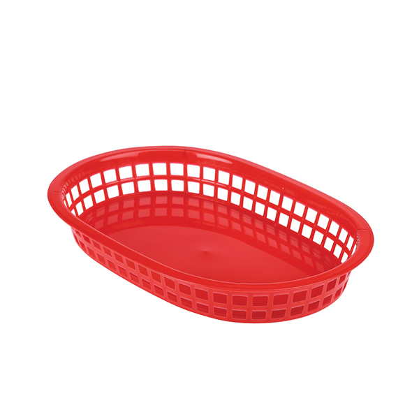 Fast Food Basket Red 27.5 x 17.5cm